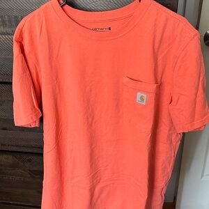 Carhartt Short-Sleeve Pocket Tee in Coral